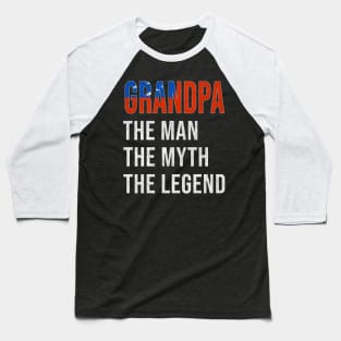 Grand Father Samoan Grandpa The Man The Myth The Legend - Gift for Samoan Dad With Roots From  Samoa Baseball T-Shirt